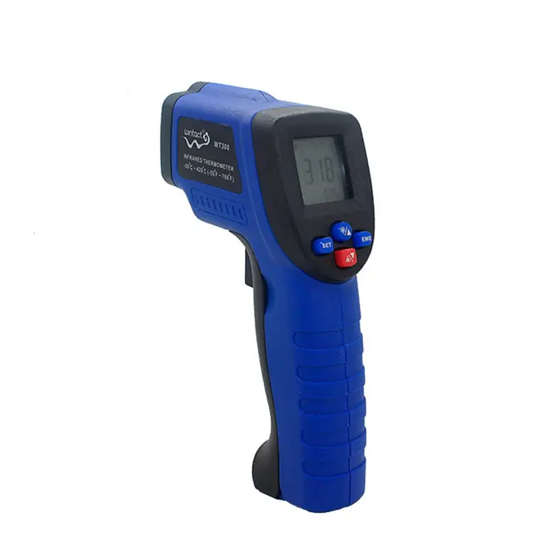 Digital Pyrometer LCD Industrial Infrared Thermometer -50~420/550 Celsius Non-Contact IR Laser Point Gun C/F Temperature Meter |