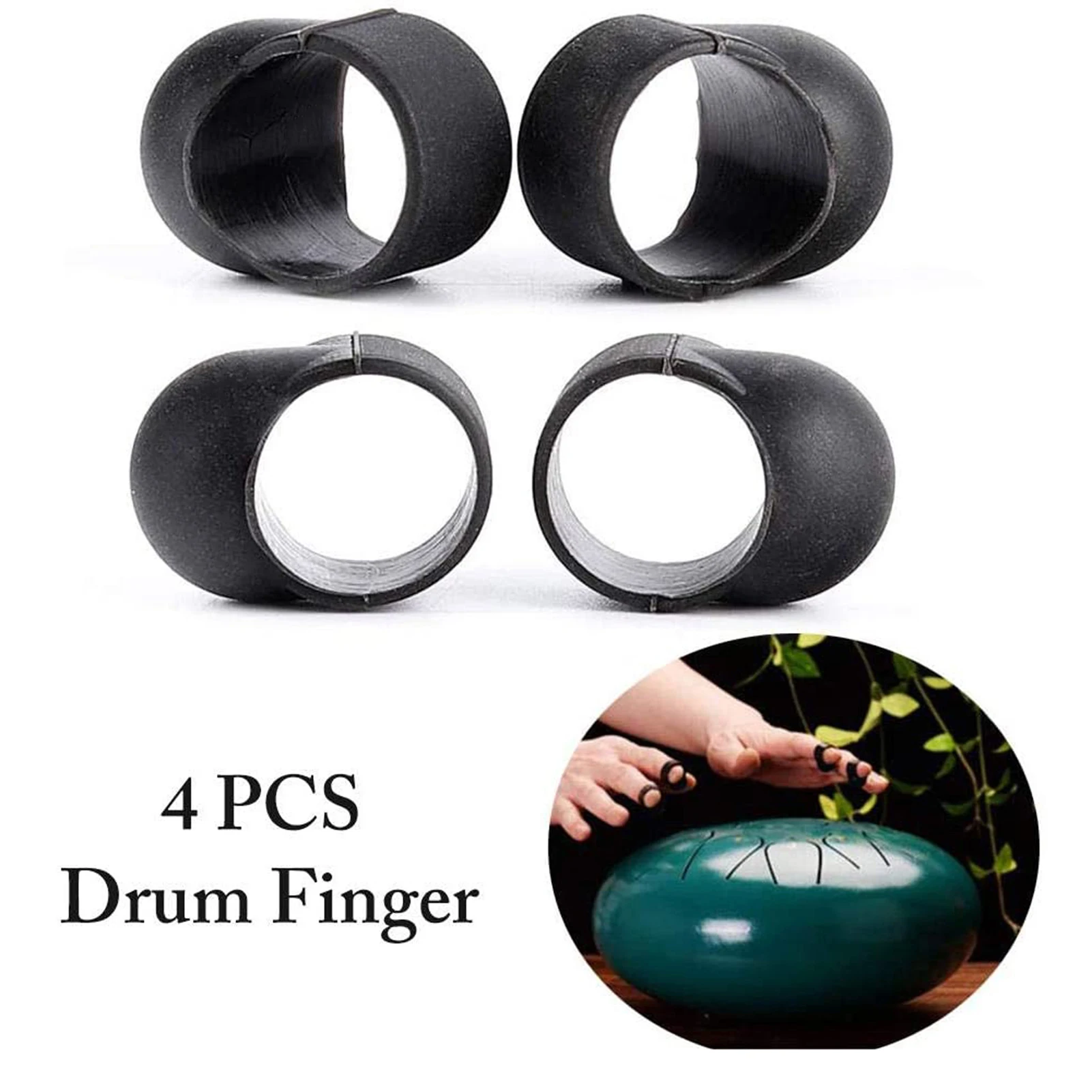 

4 Pcs Finger Sleeve Set for Steel Tongue Drum Percussion Drums