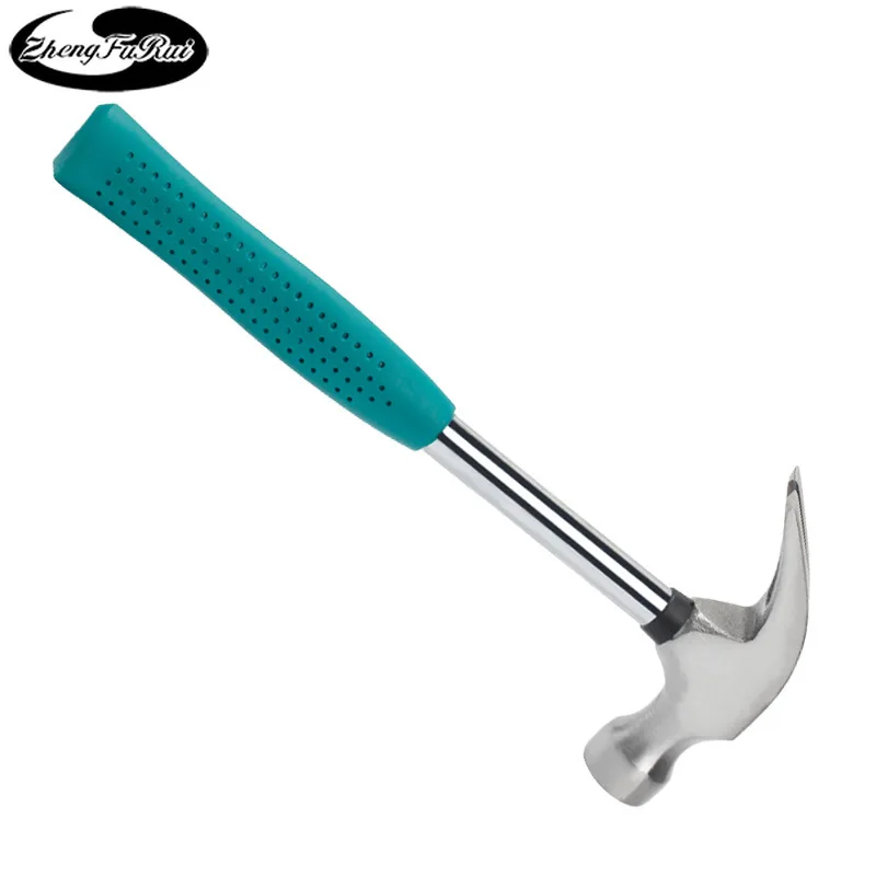 

0.25KG household hammer plastic-coated claw horn mini hammer, safe and durable, excellent quality, rest assured