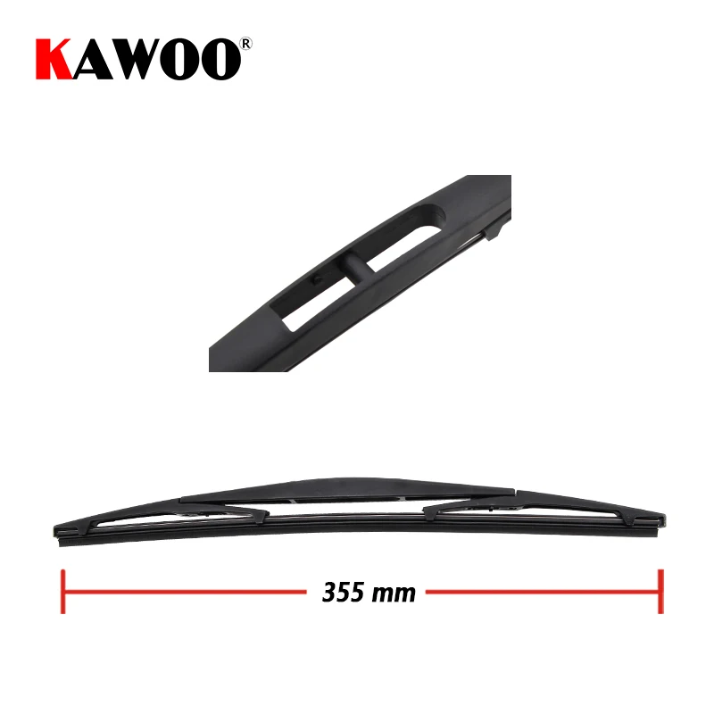 Длинные лезвия KAWOO стеклоочистители для задней панели окна Mitsubishi Lancer hatchback (2014 ) 355