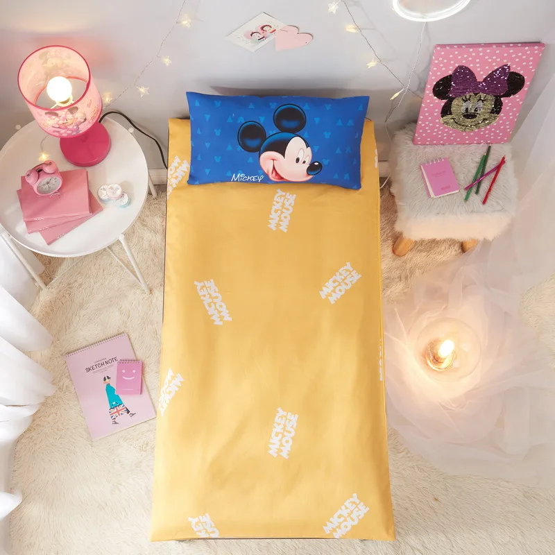 Disney Minnie mouse детские наборы постельных принадлежностей мягкая хлопковая кроватка
