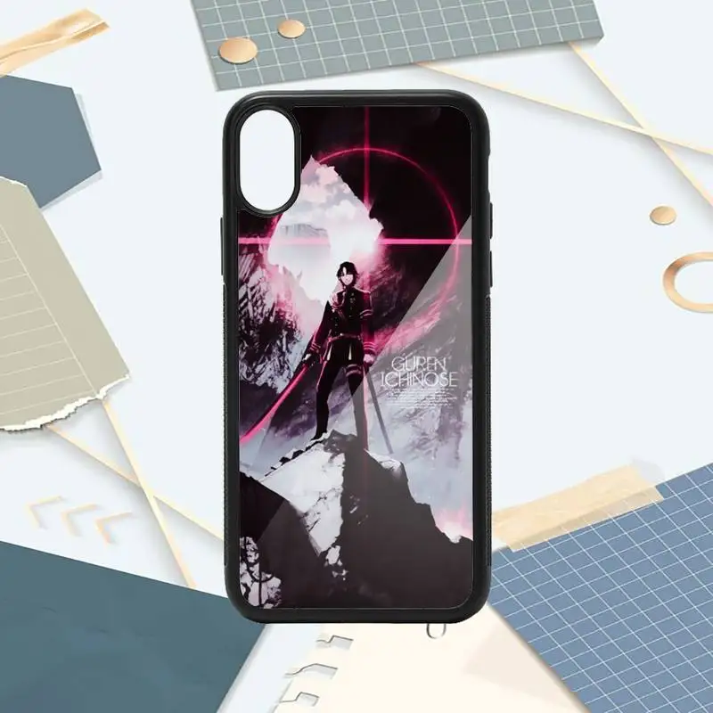 

Guren Ichinose Blue Exorcist anime Phone Case PC for iPhone 11 12 pro XS MAX 8 7 6 6S Plus X 5S SE 2020 XR