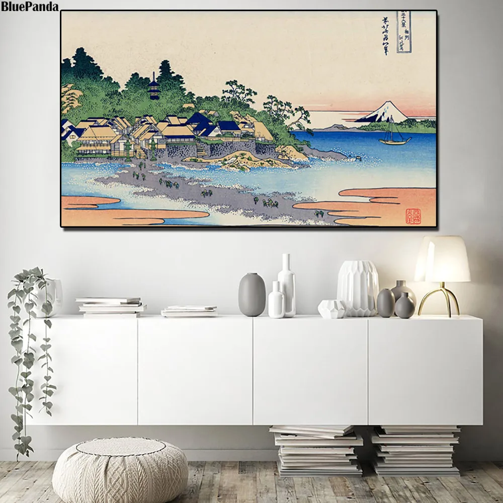 Katsushika Hokusai On The Trail японские постеры с деревянными блоками принт декоративные
