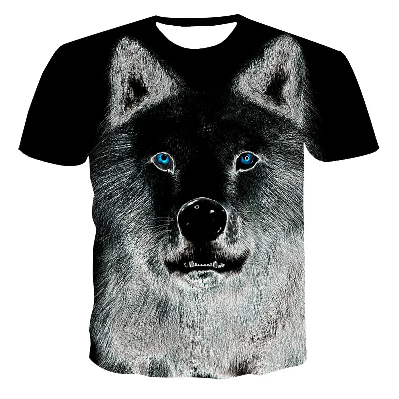 

Black and white 3D printing T-shirt men's breathable streetwear casual skull print T-shirt XXS-6XL large size 2021 new