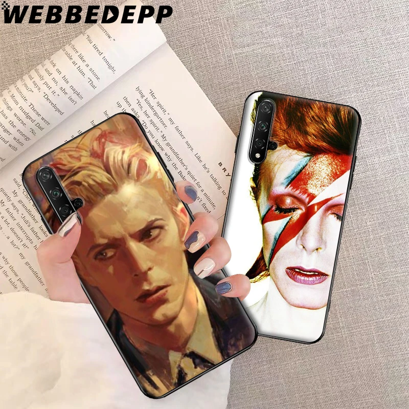 T1 Дэвида Боуи мягкий чехол для huawei Коврики 10 20 30 Lite Pro Nova 2 P9 Смарт 3i 4 5i 5T 5Pro Y6 Y7 Prime -