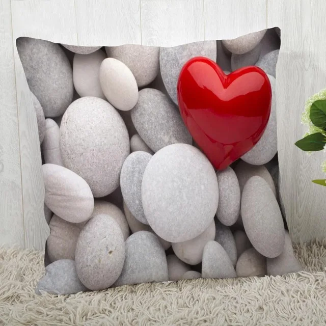 H20 Zen Stone чехол для подушки цветок орхидеи квадратный Рождественский Чехол на подушку на молнии чехол для подушки украшение дома 45*45 см(одна сторона - Цвет: H20