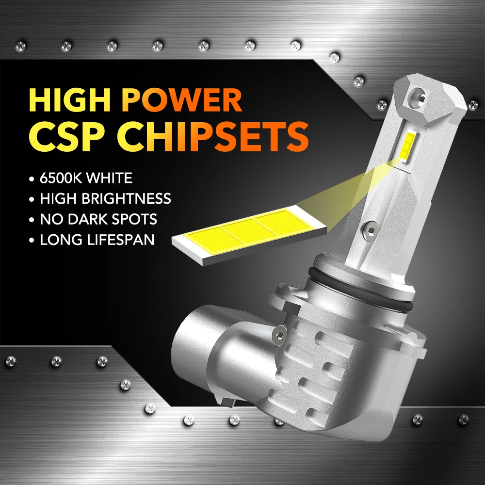 2 шт. 9006 HB4 светодиодный ные лампы Противотуманные фары H10 H16 JP H8 H11 LED CSP чип