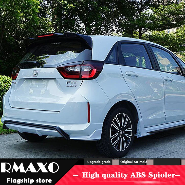 Спойлер для Fit 2021-2022 Honda Jazz DFK спойлер из АБС-пластика цветной задний крыла