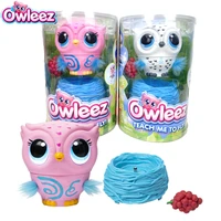 owleez flying baby owl interactive toy with lights sounds for kid electric pet doll anime figure kawaii birthday kids toys gifts