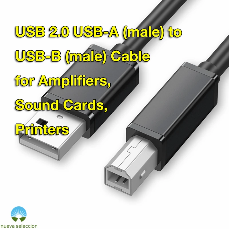 

1 м 1,5 м 2 м кабель для принтера шнур USB Тип B квадратный интерфейс USB2.0 совместимый с электронным барабаном пианино Midi Контроллер клавиатура