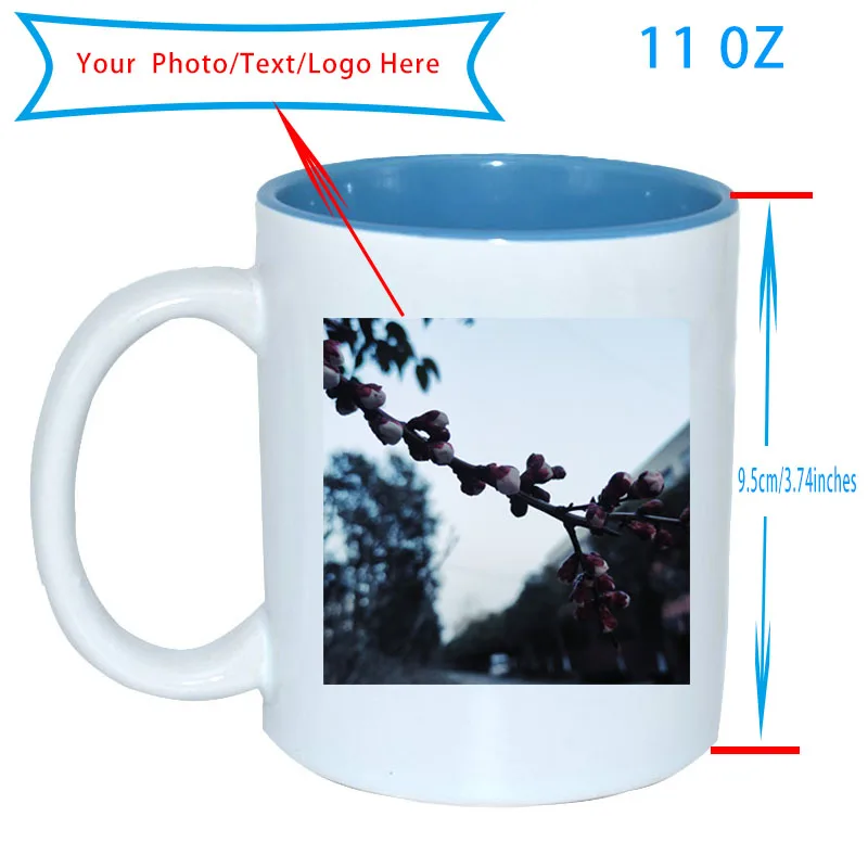 2 стиля кофейная кружка на заказ/DIY картинка/текст/кружки с логотипами круглая