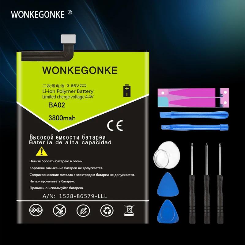 WONKEGONKE BA02 батарея для Meizu Meilan M3E телефон последнее производство батареи +