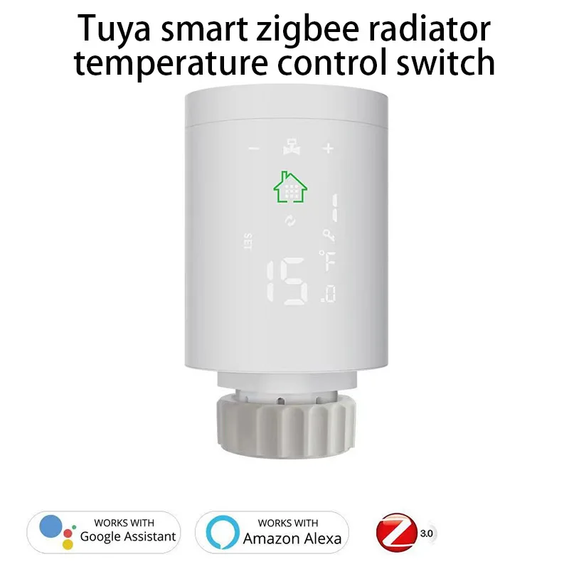 

Tuya ZigBee3.0 Smart Radiator Actuator Programmable Thermostatic Radiator Valve Temperature Controller 2MQTT Setup With Alexa
