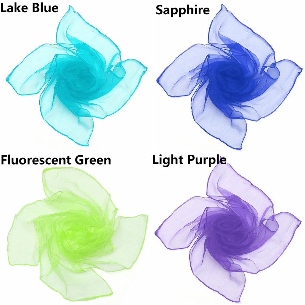 

Women Stylish Pure Candy Color Soft Chiffon Silk Neck Scarf Square Wrap Shawl