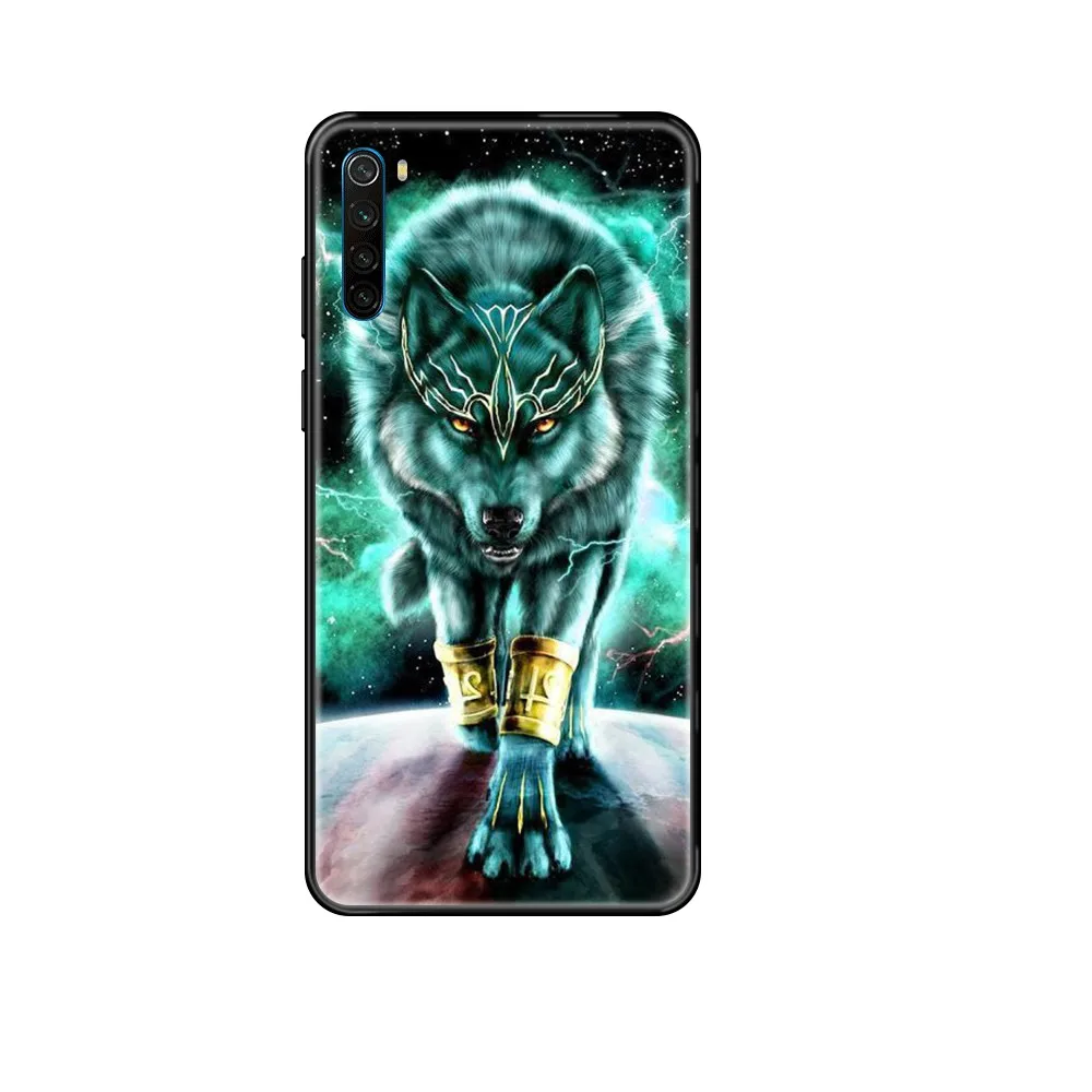 Водонепроницаемый чехол из ТПУ с 3d-изображением волка Etui для телефона Xiaomi Redmi Note S2