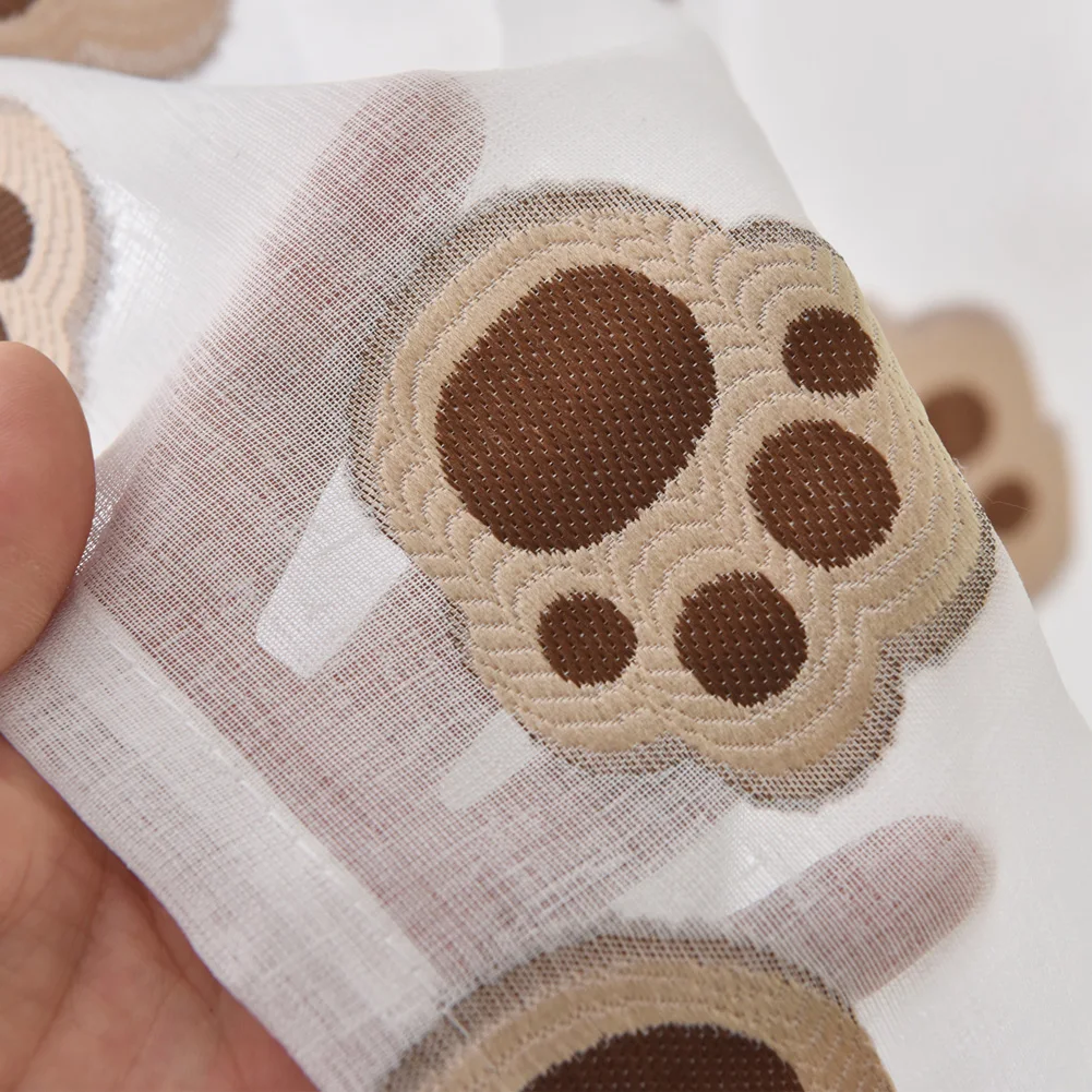 Компания NAPEARL цельнокроеное платье тюлевые шторы занавески когти жаккардовые