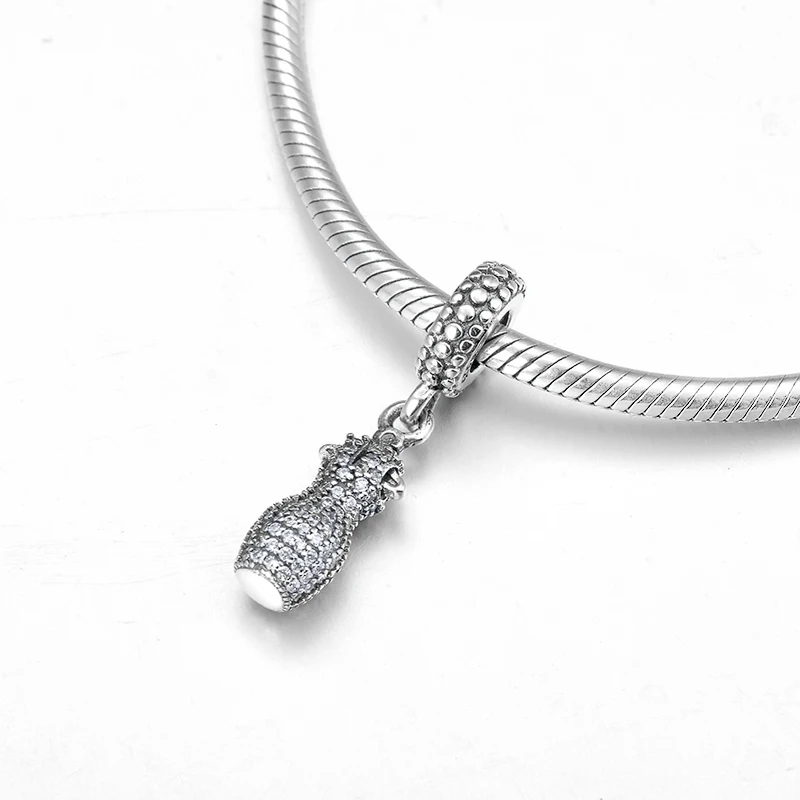 Модный подарок как ваза из стерлингового серебра 925 пробы прозрачный CZ изящные