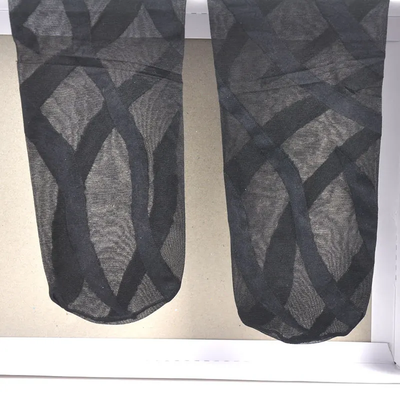 Женские пикантные колготки KASURE в полоску прозрачные сетчатые нейлоновые женские