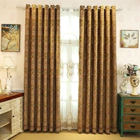 new european luxury classic shade curtains for living dining room bedroom