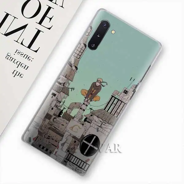 011 Аниме Наруто минималистичные чехлы для телефонов samsung Galaxy Note 10 S10 Plus 5G S10e A30 A40 A50 A60 A70 M40 жесткий чехол - Цвет: 011