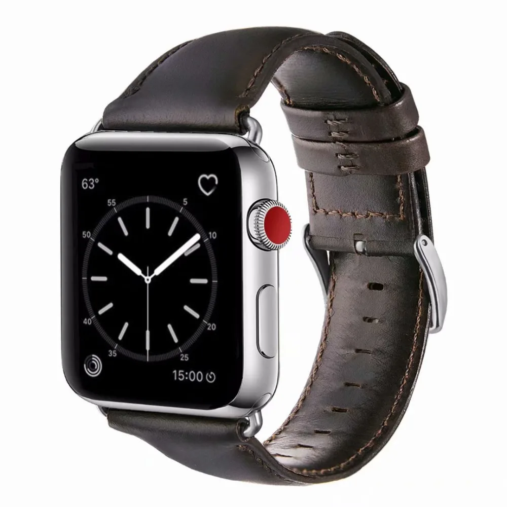 Кожаная Петля для Apple Watch Band 42 мм 38 40 44 мм|Ремешки часов| |