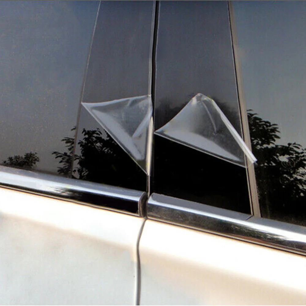 

Window Stickers 6pcs Bright Black Window Middle Pillars Post Cover For Kia Optima K5 2011-2015
