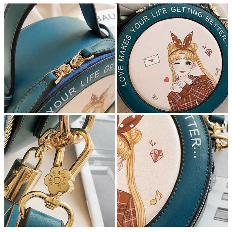 

Brand Women's Shoulder Bags Printing Luxury Women Messenger Bag Lady Crossbody Bag 2021 Summer New Women's Handbags