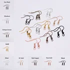 100 шт.лот 20x17 мм фурнитура для сережек сделай сам застежки для сережек крючки фурнитура сделай сам Аксессуары для изготовления ювелирных изделий Железный крючок для сережек ювелирные изделия