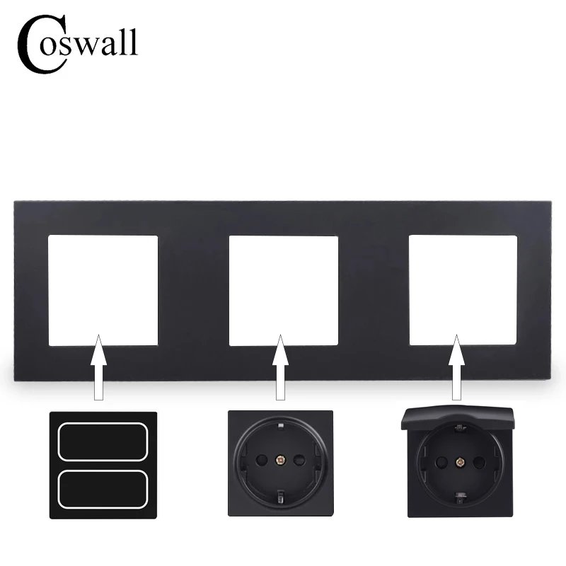 Панель COSWALL Zigbee 3 0 1/2/3/4 пластиковая матовая | Обустройство дома