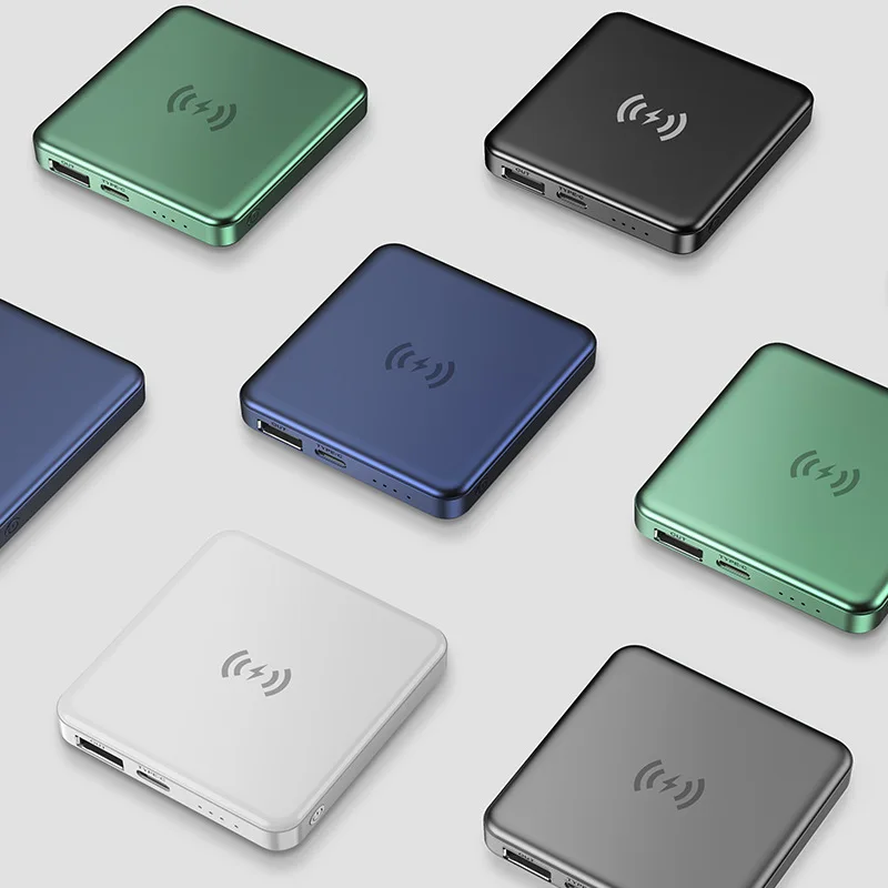portable power bank magnetic safe fast wireless charger mobile phones external battery mini powerbank for iphone 13 12 11 xiaomi free global shipping
