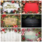 Рождественский деревянный фон Laeacco, подарок на сосну, безделушка, детские игрушки, конфета, планка, Фотофон для детского портрета, фотосессия Фотостудия