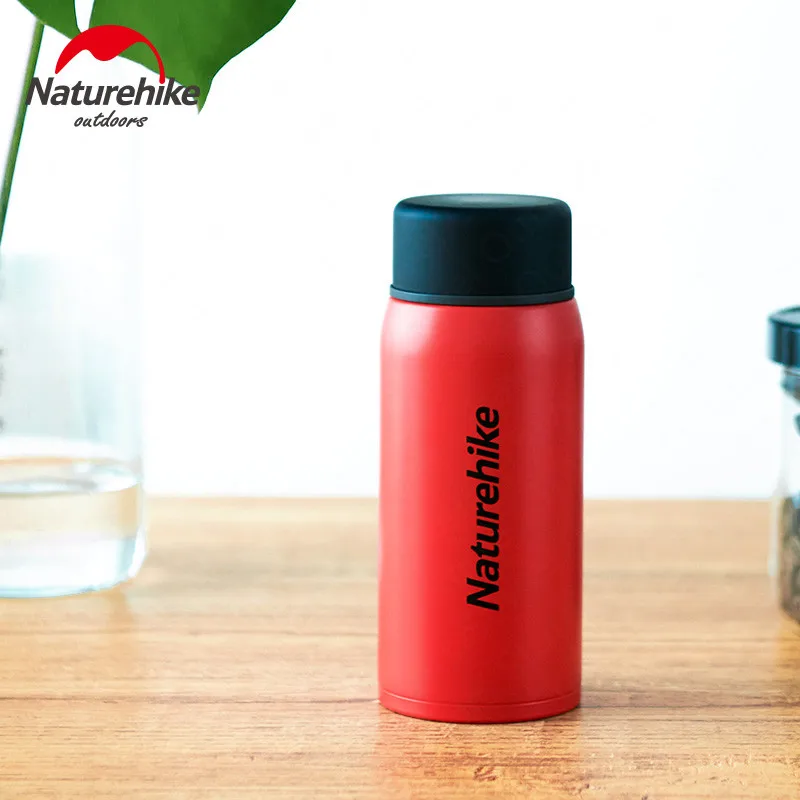 Red-350ml Naturehike 316 Нержавеющая сталь изоляционная Чашка 500 мл Портативный 12 часа тепла/сохранение холода для путешествий на открытом воздухе Leakageproof чашки - Цвет: Red-350ml