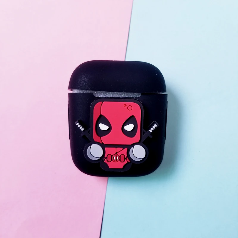 ТПУ силиконовый Bluetooth беспроводной чехол для наушников Защитный чехол для Airpods кожа аксессуары для Apple Airpods зарядная коробка - Цвет: 2