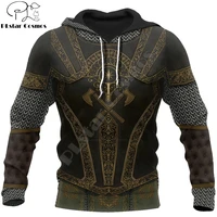3d all over printed chainmail knight armor hoodie harajuku fashion hooded sweatshirt unisex casual jacket cosplay hoodies qs 002