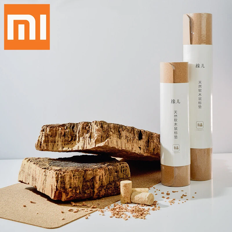 Xiaomi mijia большой коврик для мыши из дубового дерева водонепроницаемый материал