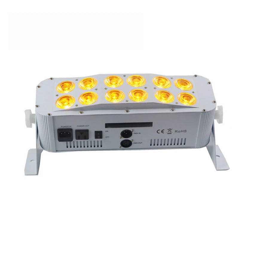 Maky сценический светильник 12x18 Вт RGBWA + UV беспроводной dmx светодиодный на