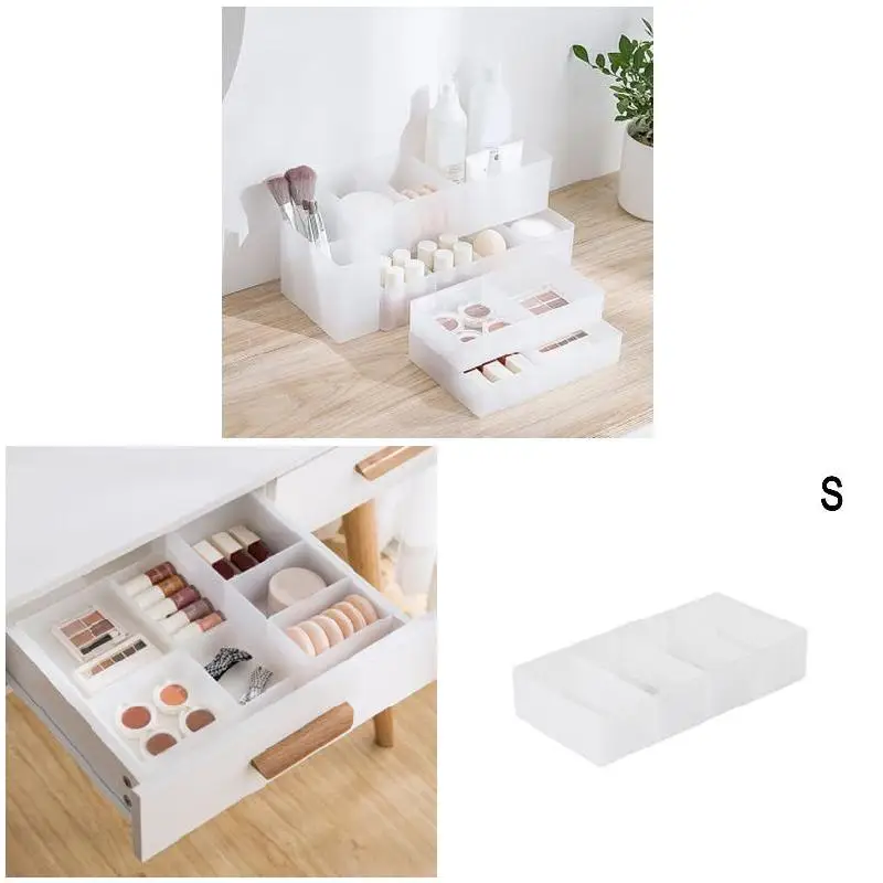 Newly Clapboard Desk Drawer Storage Box Kitchen Bathroom Simple Separation Sock Cosmetic VA88 |