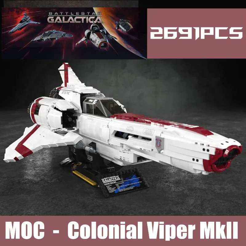 

Новинка 3095 шт. строительные блоки Battlestar галактика колониальный гадюр MKII подходят для строительных блоков космических войн детские игрушки