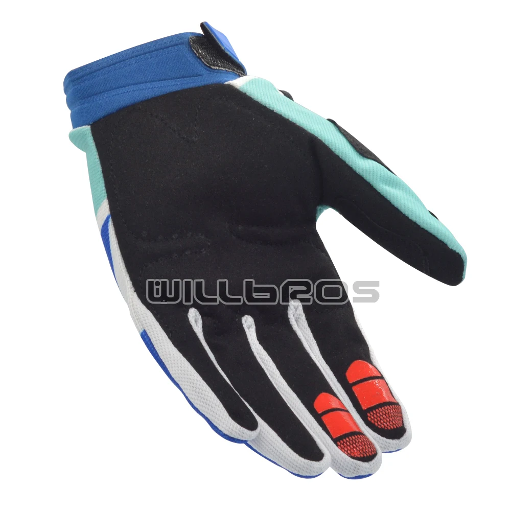 

ATV motor New Motorcycle Delicate Fox Motorbike Off-Road Racing Street Moto Riding Men's Orange White Gloves