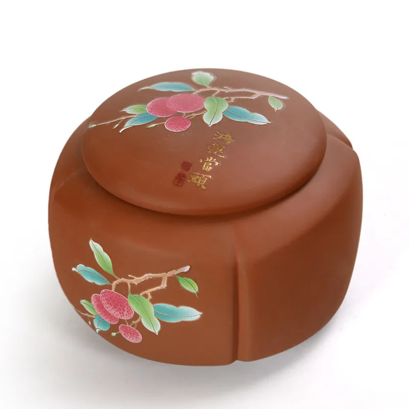 1 шт. банка для хранения чая с цветочным узором керамический органайзер кухни