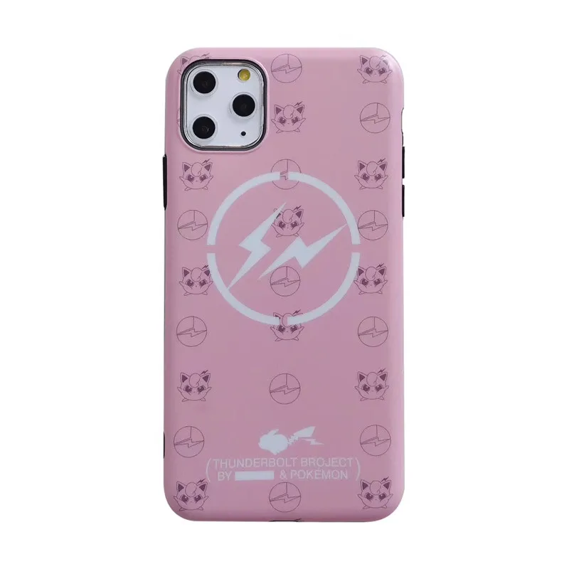 Pink Милый чехол для телефона Pokemons Pika, забавный мультяшный чехол для Apple iPhone 6 6s 7 8 Plus X XS XR XS Max 11 Pro Max - Цвет: Pink