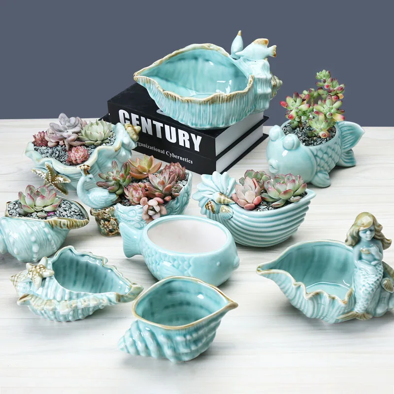 Сказочное украшение для сада горшки цветов суккулентов цветочный горшок