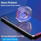 Nano гелевая накладка бесследные волшебные наклейки многофункциональный универсальный липкий Автомобильный держатель для телефона вставляемая настольная настенная подставка для мобильного телефона