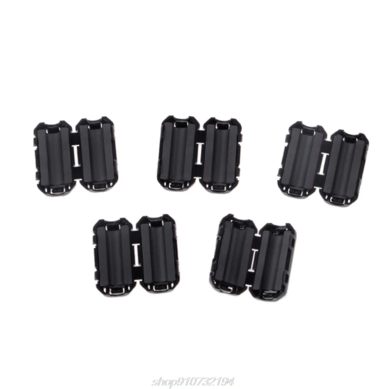 

5 Pcs 5mm Clip-On Ferrite Ring Core Noise Suppressor EMI RFI Clip Cable O29 20 Dropshipping