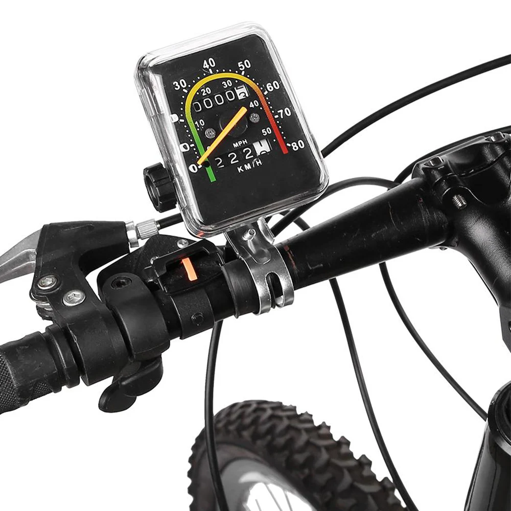 

SPORADIC Bicycle Computer Mechanical Cycling Wired Speedometer Classic Retro Square Odometer Stopwatch 26"-29" Bike Accessories