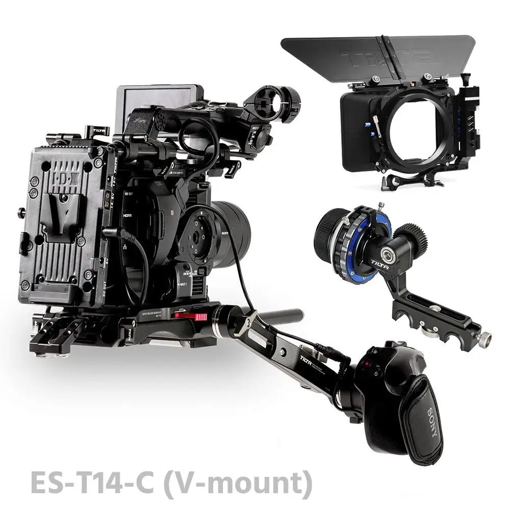 Tilta ES T14 C FS5 приглушенной видеосъемки Камера Rig FF T03 фоллоу фокус 4*4 киносъемки с