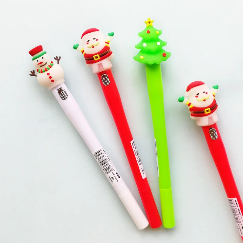 Новинка милый мультяшный Санта Клаус гелевая ручка креативная Рождественская
