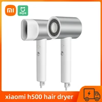 original xiaomi mijia water ion hair dryer h500 hair care portable lightweight blow dryer quick dry blow hairdryer diffuser