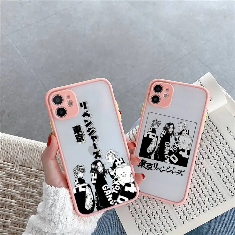 

Tokyo Avengers Revengers manjiro sano anime Phone Case matte transparent For iphone 7 8 11 12 plus mini x xs xr pro max cover