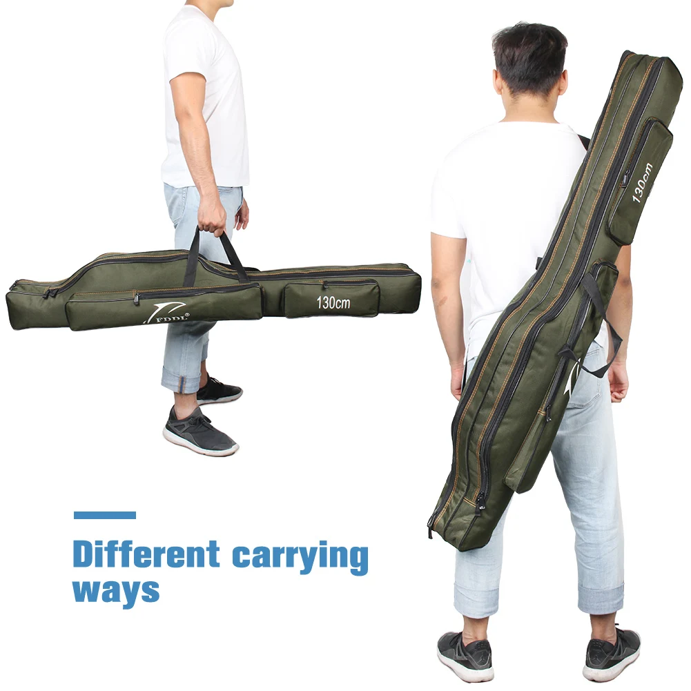 Складная сумка для удочки портативная переноска удочек хранения рыболовных